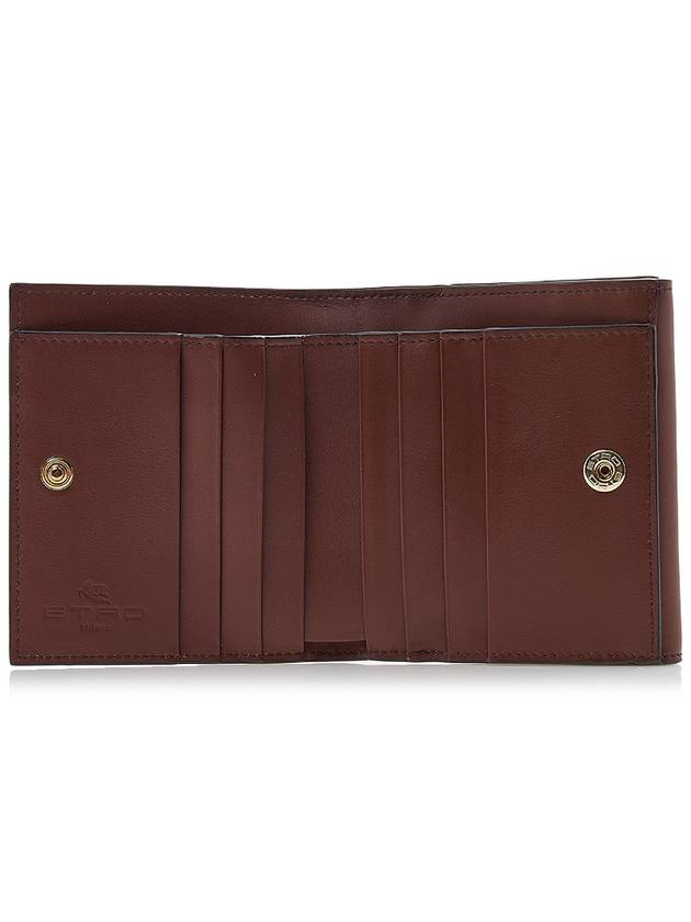 Paisley Print Card Wallet Brown - ETRO - BALAAN 11