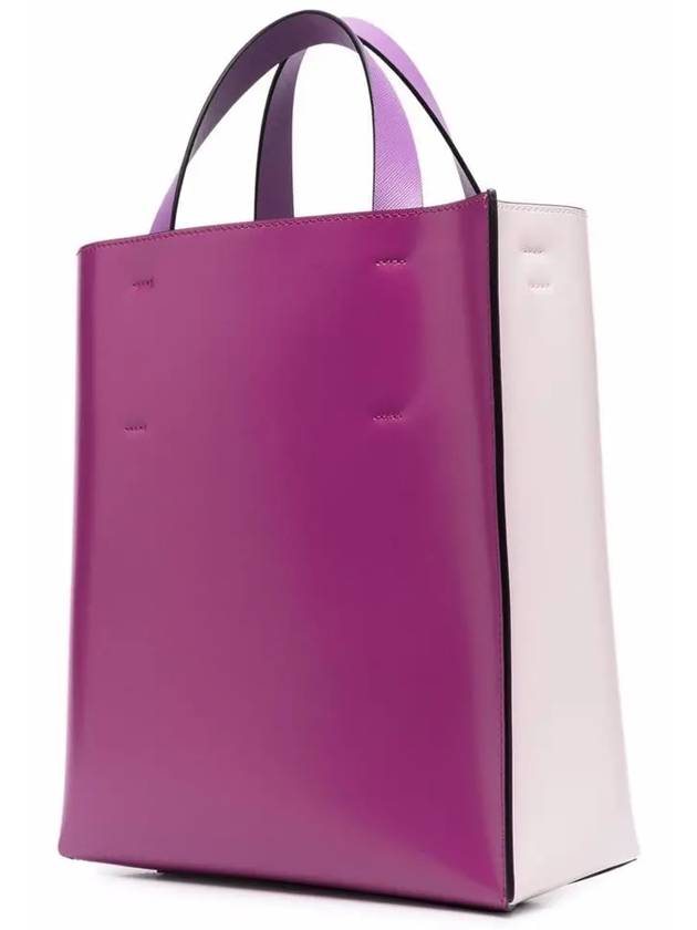 Museo Color Block Tote Bag Pink - MARNI - BALAAN 4