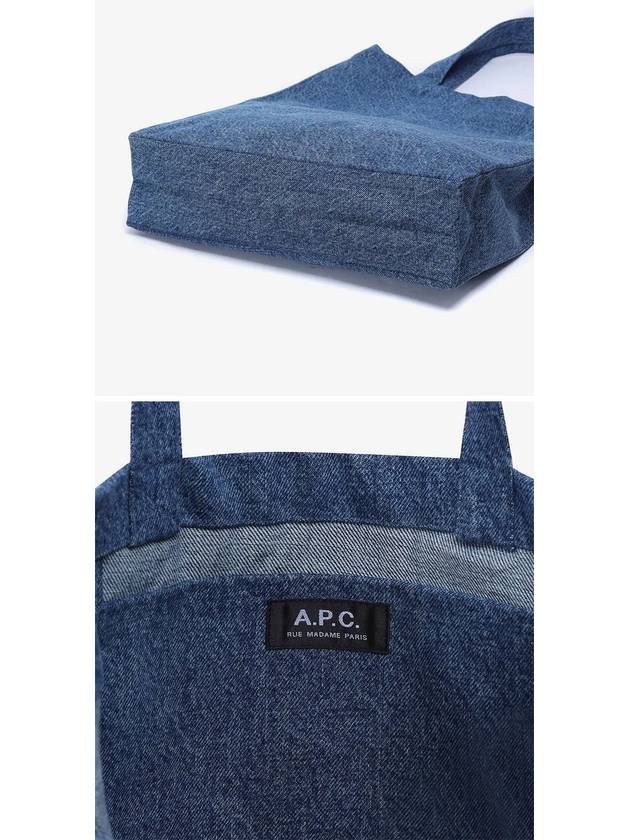 Lou Mini Tote Bag Blue - A.P.C. - BALAAN 4