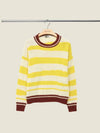 Alpaca Solwy Striped Crew neck Sweater - ISABEL MARANT - BALAAN 1