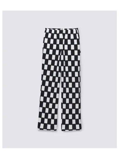 Benton Checker Easy Straight Pants Black - VANS - BALAAN 2