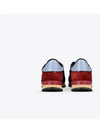 Rock Runner Lace Low Top Sneakers Red Black - VALENTINO - BALAAN.
