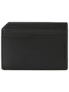 Tiny Cassandre Open Shiny Leather Card Wallet Black - SAINT LAURENT - BALAAN 3