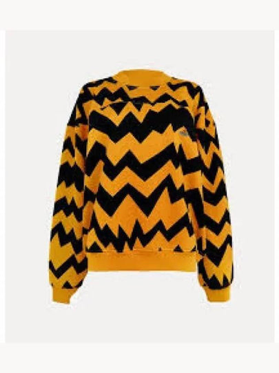 Fresh Crew Neck Cotton Sweatshirt Zig Zag - VIVIENNE WESTWOOD - BALAAN 2