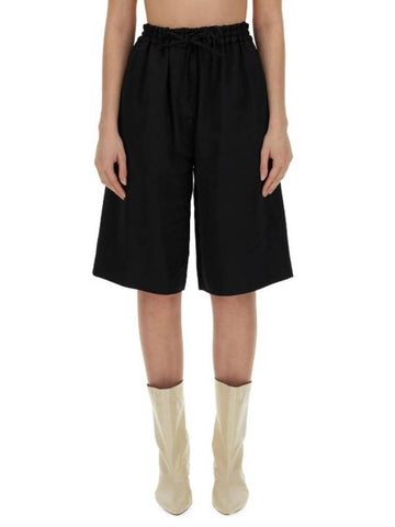 Short Pants J03KA0256 J65112001 BLACK - JIL SANDER - BALAAN 1