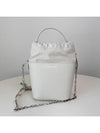 5AC Number Logo Texture Leather Bucket Bag Grey - MAISON MARGIELA - BALAAN 3