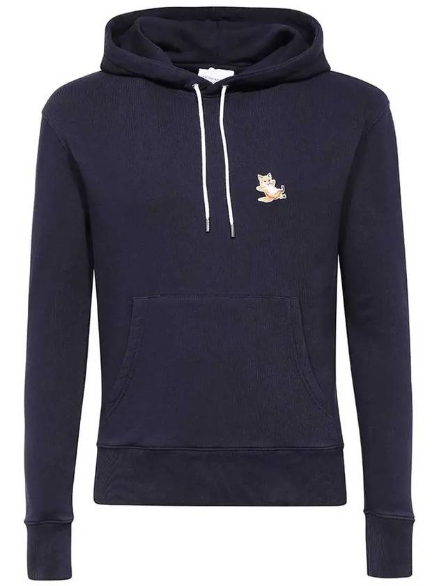 Chillax Fox Patch Classic Hoodie Navy - MAISON KITSUNE - BALAAN 2