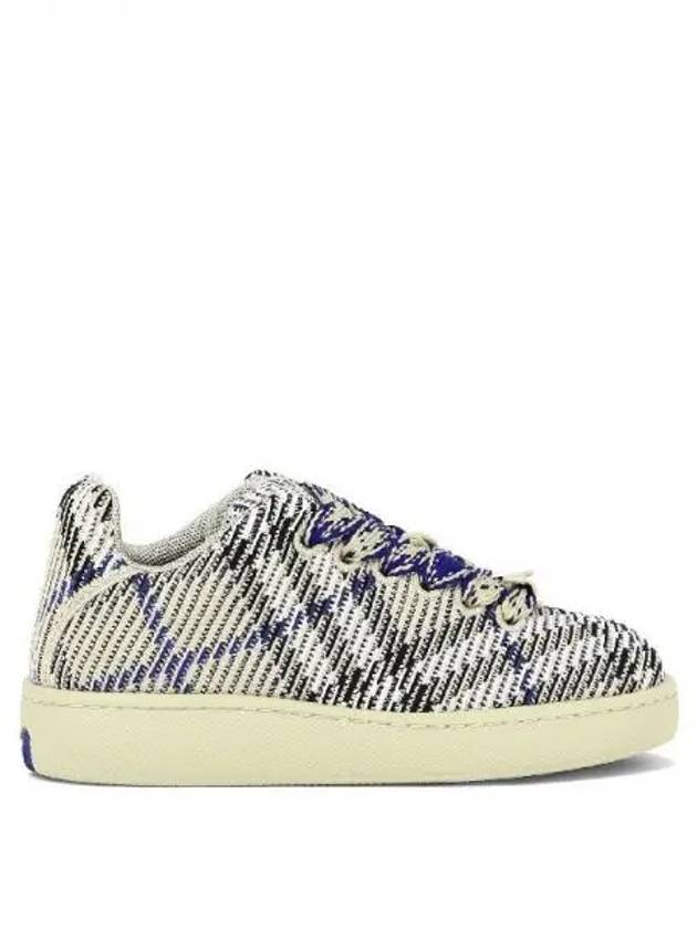 Box check knit sneakers 271696 - BURBERRY - BALAAN 1