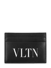 Garavani VLTN Print Card Wallet Black - VALENTINO - BALAAN 2