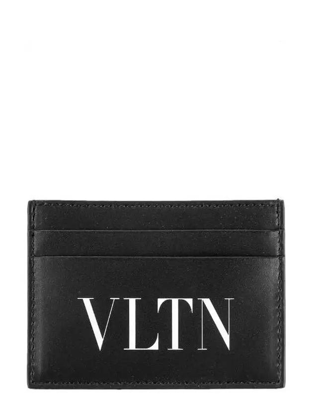 Garavani VLTN Print Card Wallet Black - VALENTINO - BALAAN 2