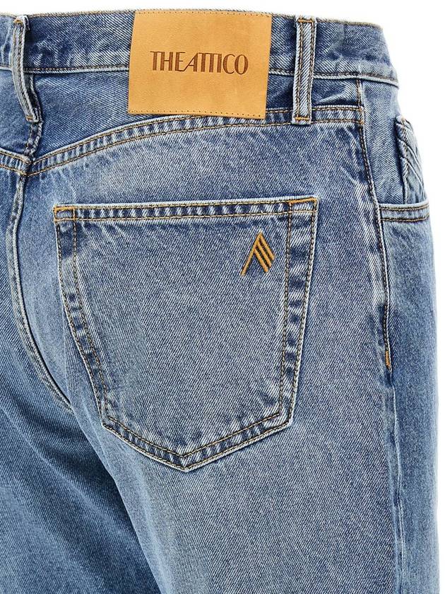 The Attico Long Denim Jeans - THE ATTICO - BALAAN 4