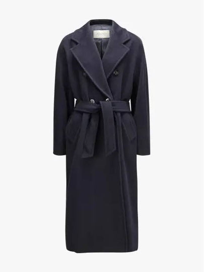 Madame Belt Double Coat Black - MAX MARA - BALAAN 2