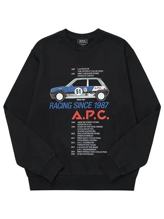 Mac Racing Car Sweatshirt Black - A.P.C. - BALAAN 2