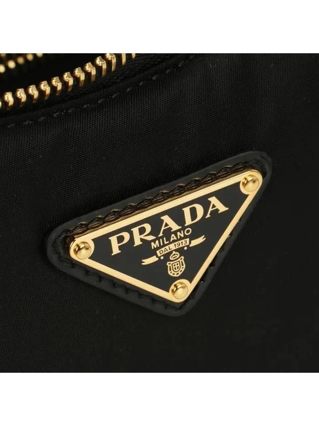 Re-Edition 2002 Re-Nylon and Brushed Leather Shoulder Bag Black - PRADA - BALAAN 6