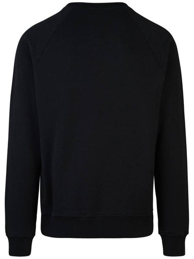 Balmain Black Cotton Sweatshirt - BALMAIN - BALAAN 1