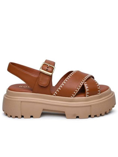 Sandals HXW6440FJ30LE9S003 Brown - HOGAN - BALAAN 1