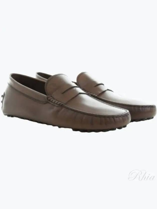 Gomino Leather Driving Shoes Brown - TOD'S - BALAAN 2