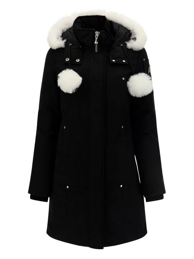 Original Stirling Parka White Shearling Black - MOOSE KNUCKLES - BALAAN 1