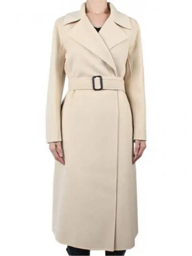 Weekend Women s Manu Virgin Wool Coat Sand 064 1120231 - MAX MARA - BALAAN 1