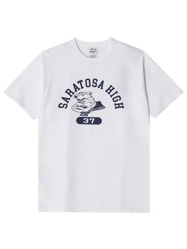 Saratosa Short Sleeve T-Shirt White - WILD DONKEY - BALAAN 3