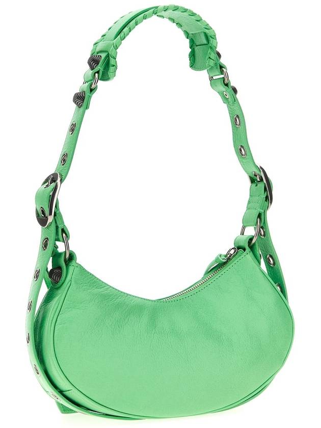 Le Cagole XS Lambskin Shoulder Bag Light Green - BALENCIAGA - BALAAN 3