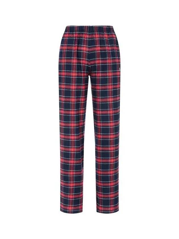 UNDERWEAR Men's Check Flannel Banding Pants Navy 270512 - EMPORIO ARMANI - BALAAN 1