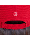 Golf Wear Corduroy Earrings Ball Cap Red - J JANE - BALAAN 5