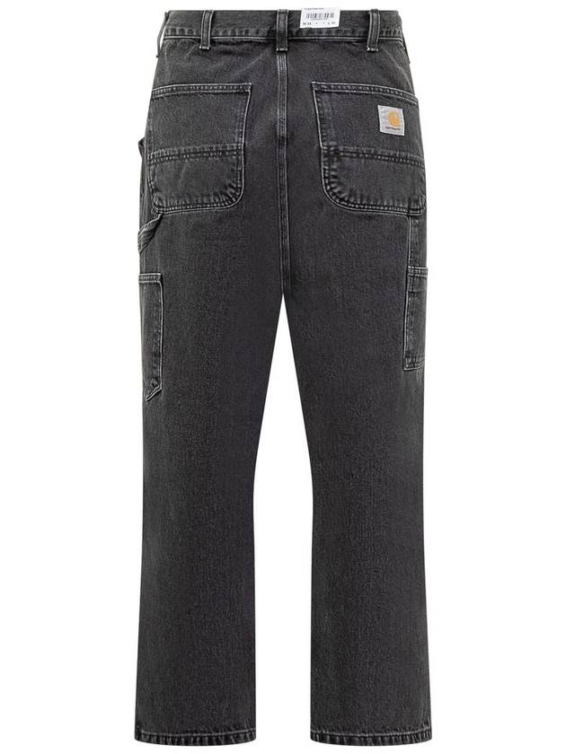 Mid-Rise Loose Fit Jeans Black - CARHARTT WIP - BALAAN 3