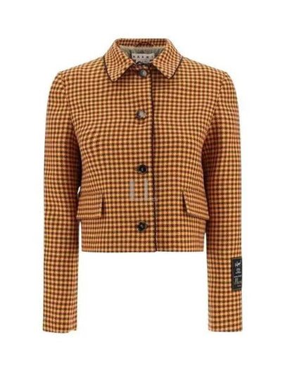 Check Jacket Orange - MARNI - BALAAN 2