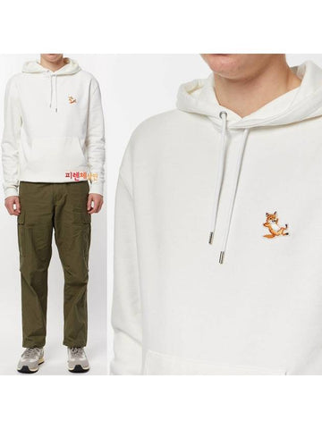 Ecru Chillax Fox Sweatshirt Hood IU00355KM0001 - MAISON KITSUNE - BALAAN 1