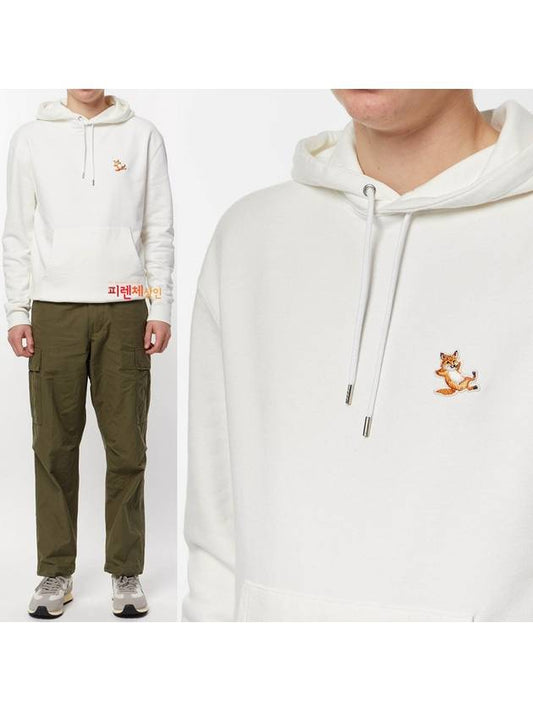 Ecru Chillax Fox Sweatshirt Hood IU00355KM0001 - MAISON KITSUNE - BALAAN 1