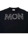 Black Women s Sweatshirt 8G00029 809KX 999 - MONCLER - BALAAN 3