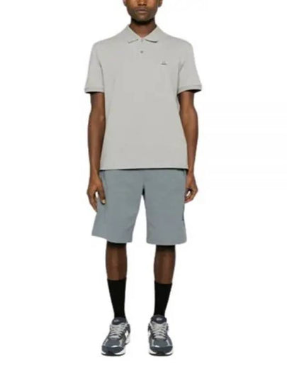 Stretch Piquet Regular Polo Shirt Grey - CP COMPANY - BALAAN 2