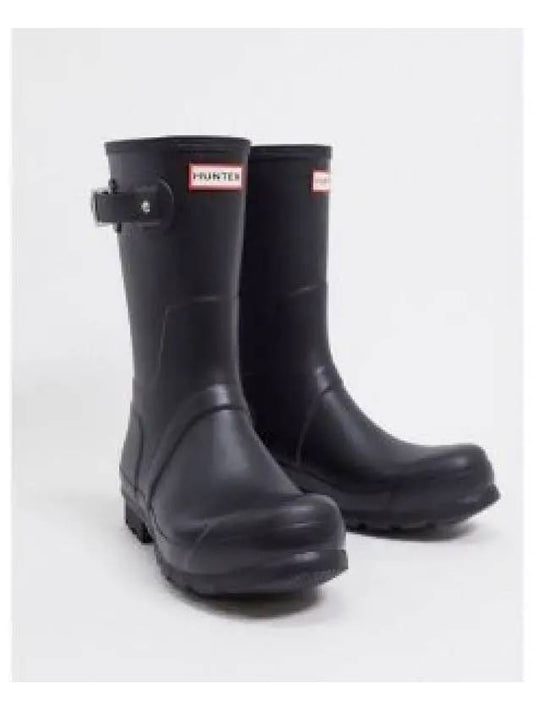 Men's Original Short Rain Boots Black - HUNTER - BALAAN 2