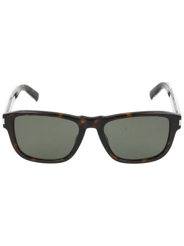 Eyewear Square Frame Sunglasses Brown - SAINT LAURENT - BALAAN 1