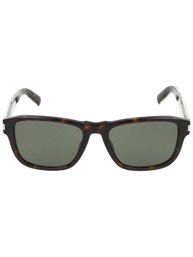 Eyewear Square Frame Sunglasses Brown - SAINT LAURENT - BALAAN 1