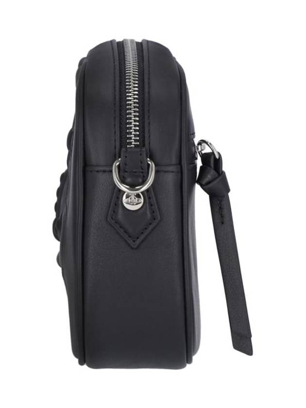 Anna Leather Cross Bag Black - VIVIENNE WESTWOOD - BALAAN 6