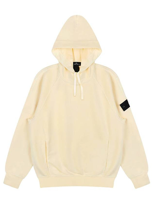 Shadow Project Embroidery Cotton Fleece Hoodie Butter - STONE ISLAND - BALAAN 2