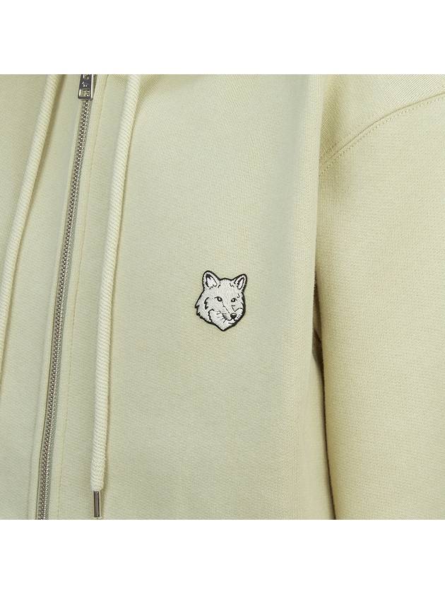 Bold Fox Head Patch Cotton Zip-Up Hoodie Ash Tree - MAISON KITSUNE - BALAAN 8