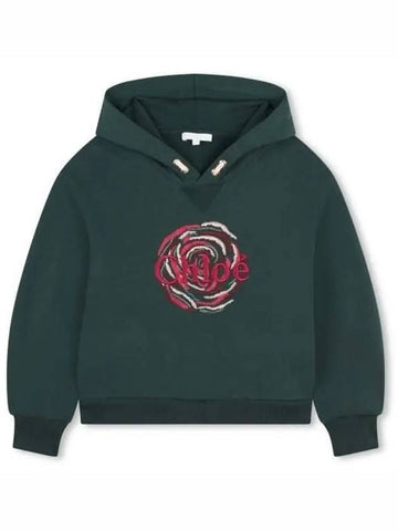 Kids Embroidered Logo Hoodie - CHLOE - BALAAN 1