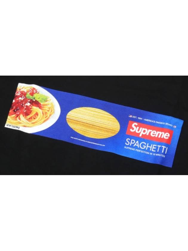 Spaghetti T shirt Black Supreme Tee - SUPREME - BALAAN 2