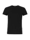 Crewneck Cotton Short Sleeve T-Shirt Black - JIL SANDER - BALAAN 1