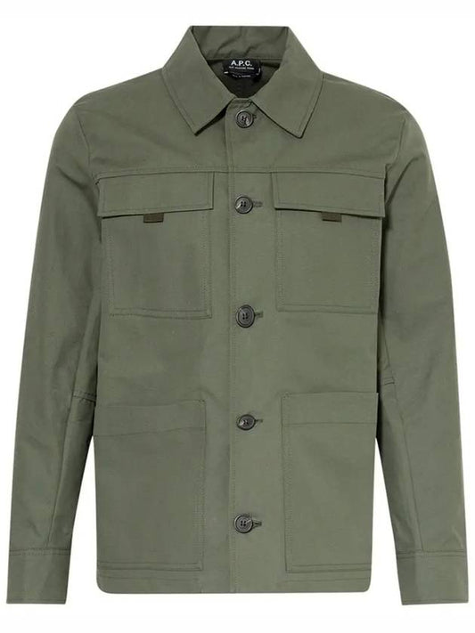 Robin multi-pocket jacket green - A.P.C. - BALAAN.