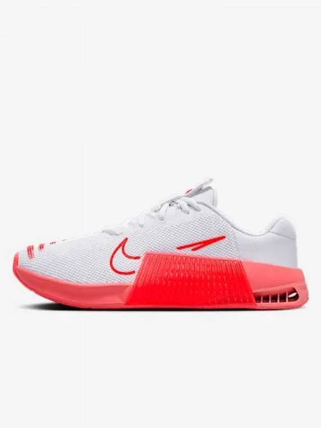 Metcon 9 Training Low Top Sneakers Bright Crimson White - NIKE - BALAAN 2