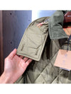 Dereham Long Quilted Parka Olive - BURBERRY - BALAAN 7