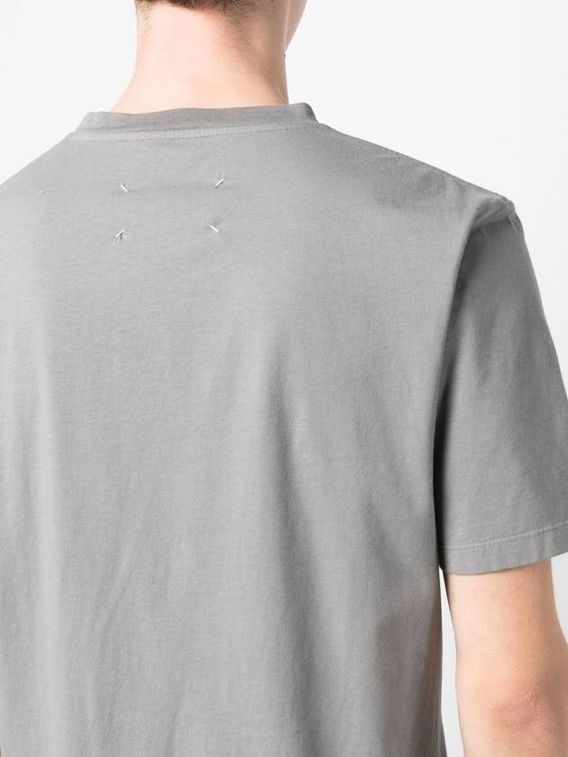 Organic Cotton Short Sleeve T-Shirt Grey - MAISON MARGIELA - BALAAN 7