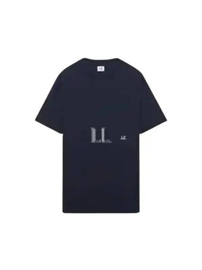 Small Logo Pocket Cotton Short Sleeve T-Shirt Black - CP COMPANY - BALAAN 2