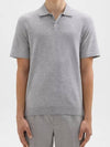 Goris Polo Shirt Light Grey - THEORY - BALAAN 3