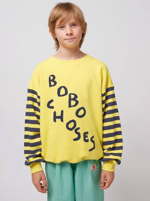 Children s Sweatshirt Diagonal Bobo Choses B125AC039 - BOBO CHOSES - BALAAN 1