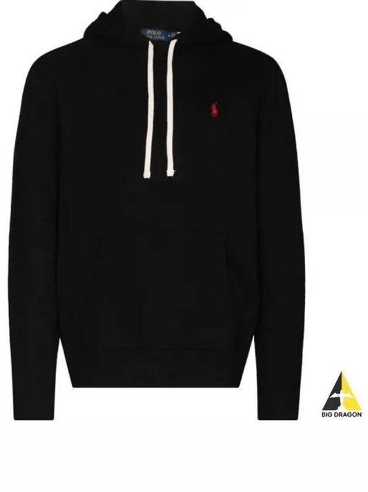 Embroidered Logo Pony Hoodie Black - POLO RALPH LAUREN - BALAAN 2